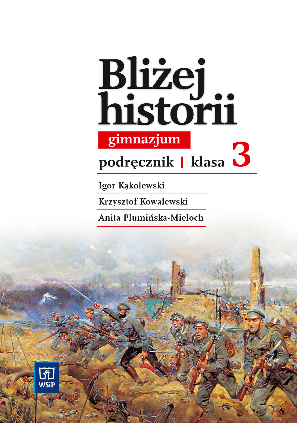 Okładka podręcznika do Historii - skład i łamanie tekstu